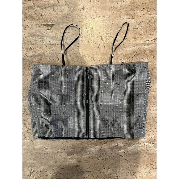 Generation Love Jennifer Plaid Bustier Top size XS - Picture 8 of 9